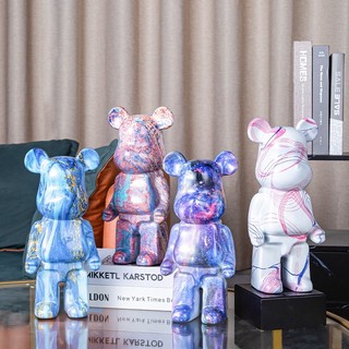 Gấu bearbrick ống tiết kiệm size 35cm