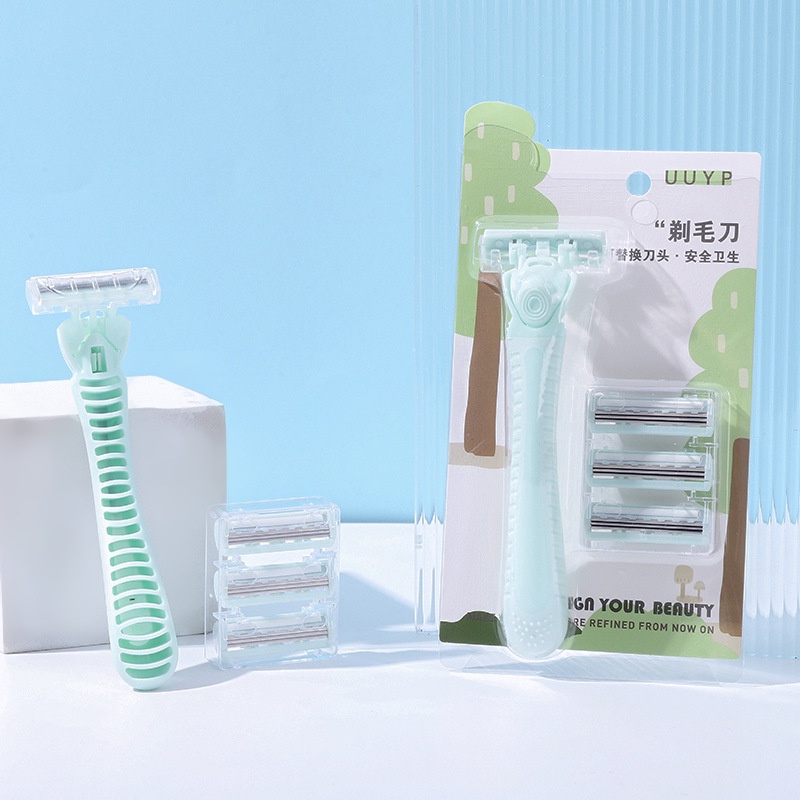 Dao cạo kèm 3 lưỡi thay tiện dụng - UniLabel