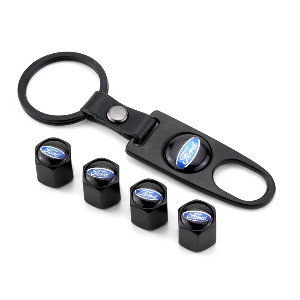 [Hàng loại 1] Bộ chụp van xe - 4 Nắp Chụp có logo hãng Trang Trí Bảo Vệ Đầu Van Ô Tô