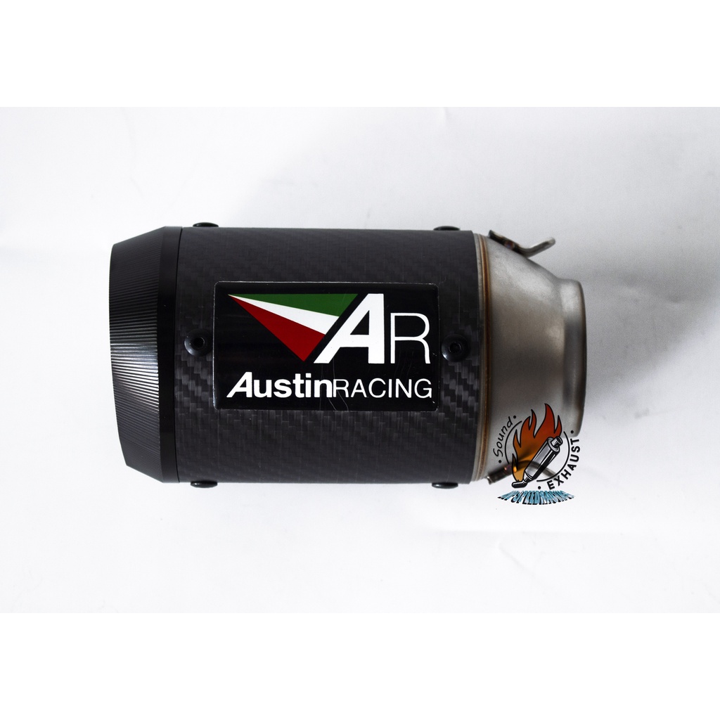 Pô Austin Racing Full Carbon Nhập Khẩu Cao Cấp
