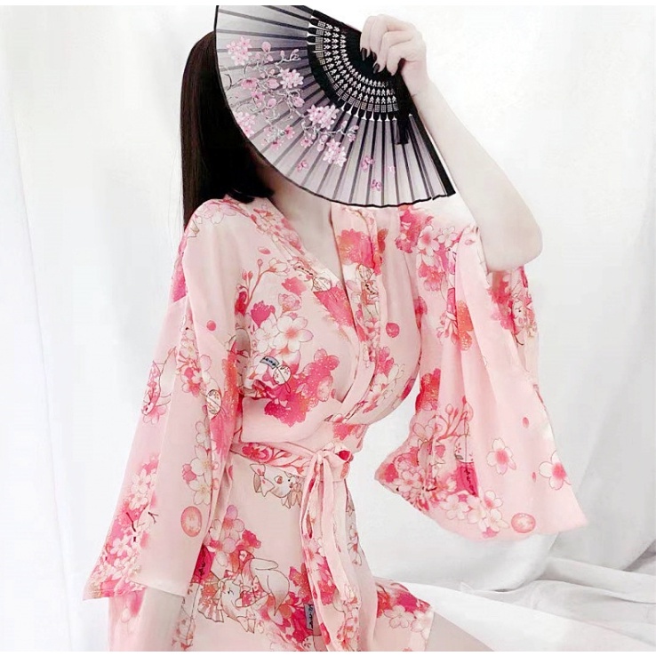 Bộ cosplay kimono phong cách Nhật bản anime hóa trang quyến rũ sexy gợi cảm cho nữ, che tên khi giao mã 896
