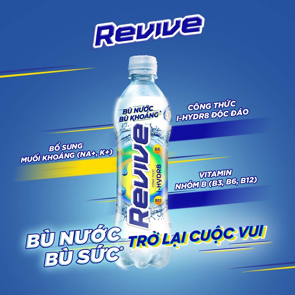Thùng 24 Chai Nước Giải Khát Revive
