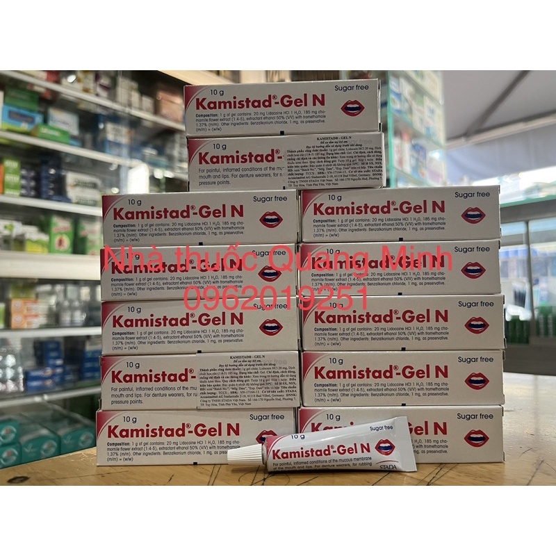 ✅ Gel bôi nhiệt nhiệt lở miệng KAMISTAD GEL N