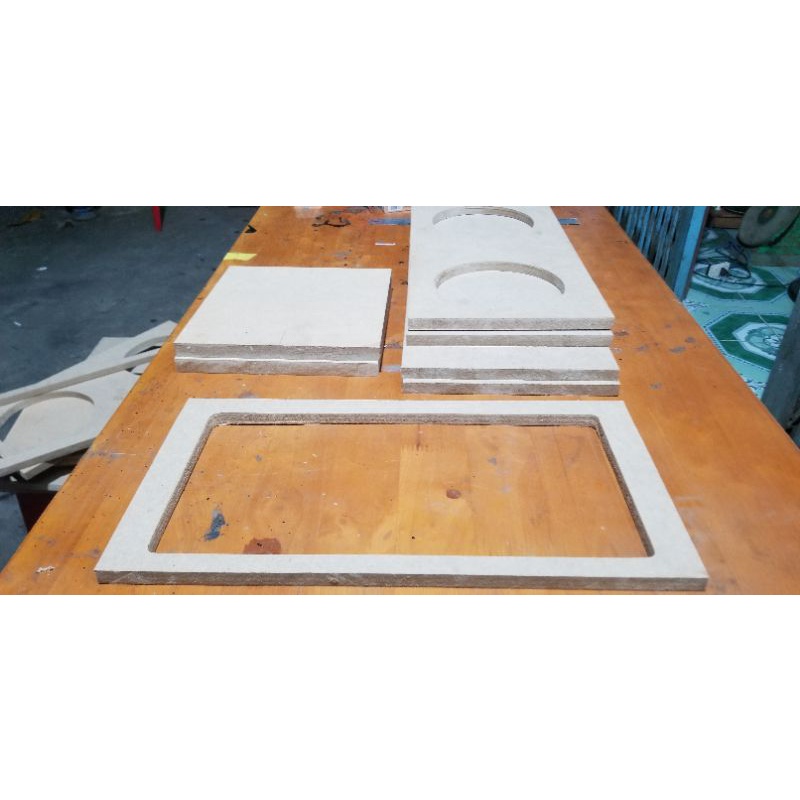 Ván thô cắt CNC sẵn chưa ráp 2bass16 đủ bộ 7 tấm