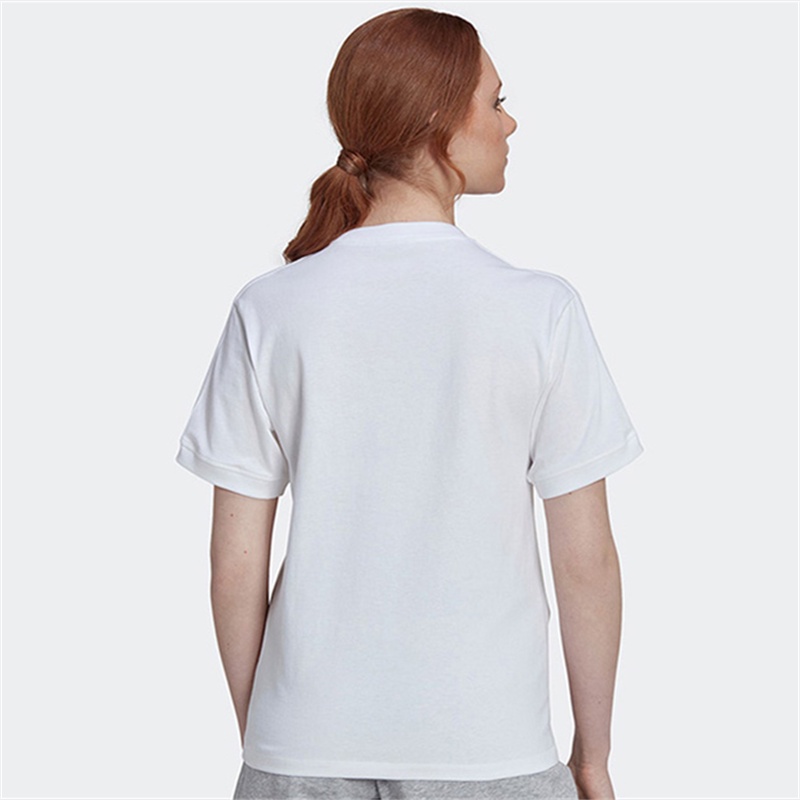 Áo Thun Tay Ngắn Chất Liệu 100% Cotton In Logo Adidas Cho Nữ