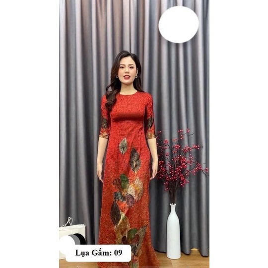 Áo dài lụa gấm