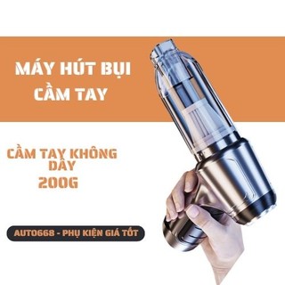 Máy hút bụi cầm tay, máy hút bụi mini cầm tay không dây pin 200Mah lực hút mạnh mẽ