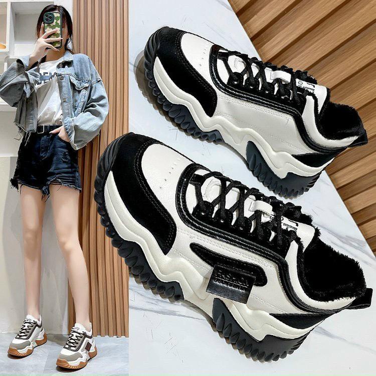 GIÀY THỂ THAO PHỐI MÀU SUP ĐẾ  CAO 2023