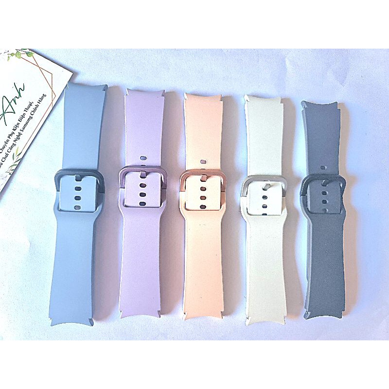 Dây Đeo Silicone Samsung Watch 5, Watch 5 Pro Chính Hãng. Bản 20mm 2 Size Tùy Chọn