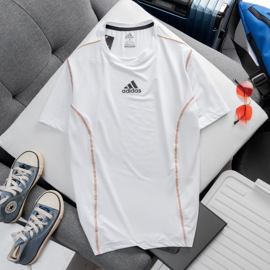 Áo thun lạnh thể thao nam cổ tròn cao cấp tập gym, chất thun lạnh co dãn 4 chiều, vải mịn thoáng mát - A65