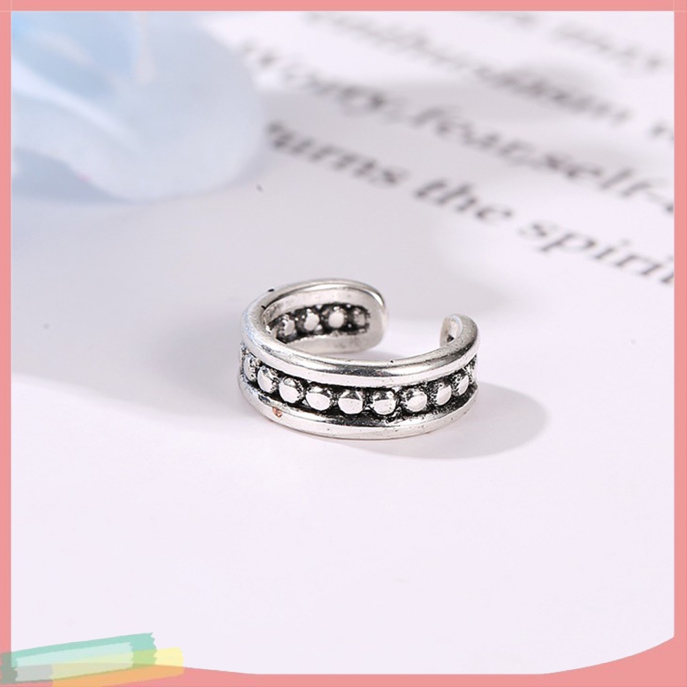 Phụ kiện bông tai dạng kẹp không bấm lỗ bằng kim loại cho nữ