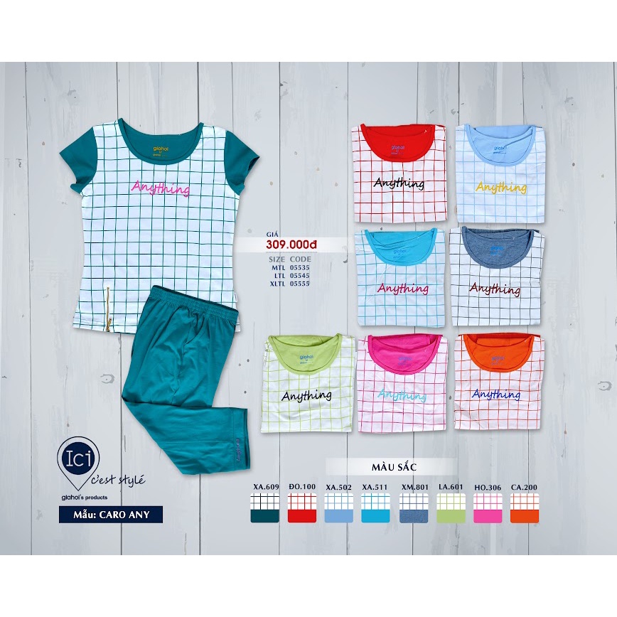 Bộ mặc nhà Gia Hồi Size M