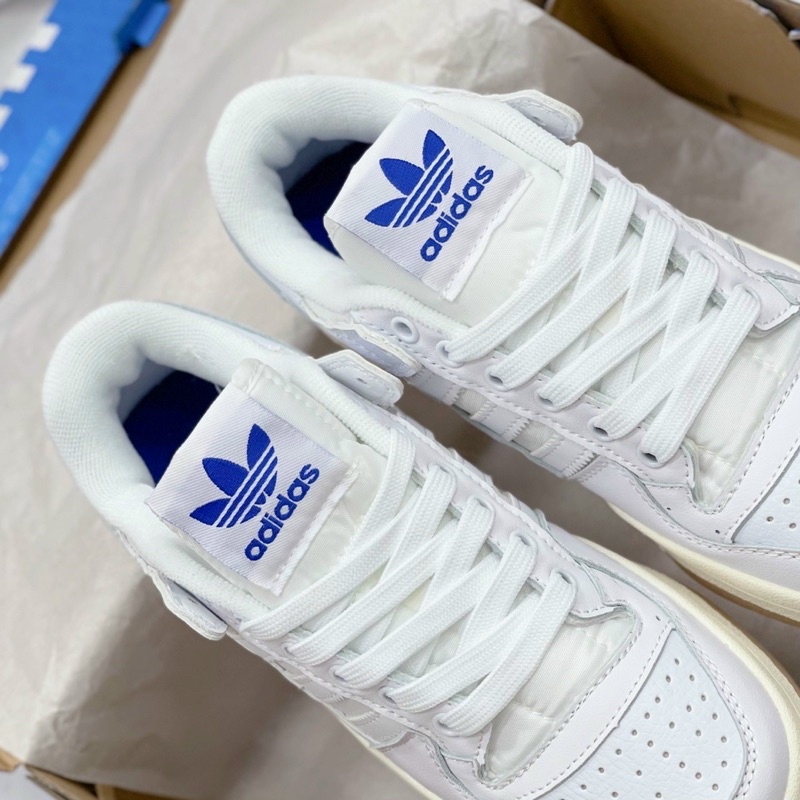 L Hàng Sẵn l Giày thể thao D.a.s 𝐅𝐨𝐫𝐮𝐦 trắng xanh hot trend 2023, giày thể thao nam nữ full bill box