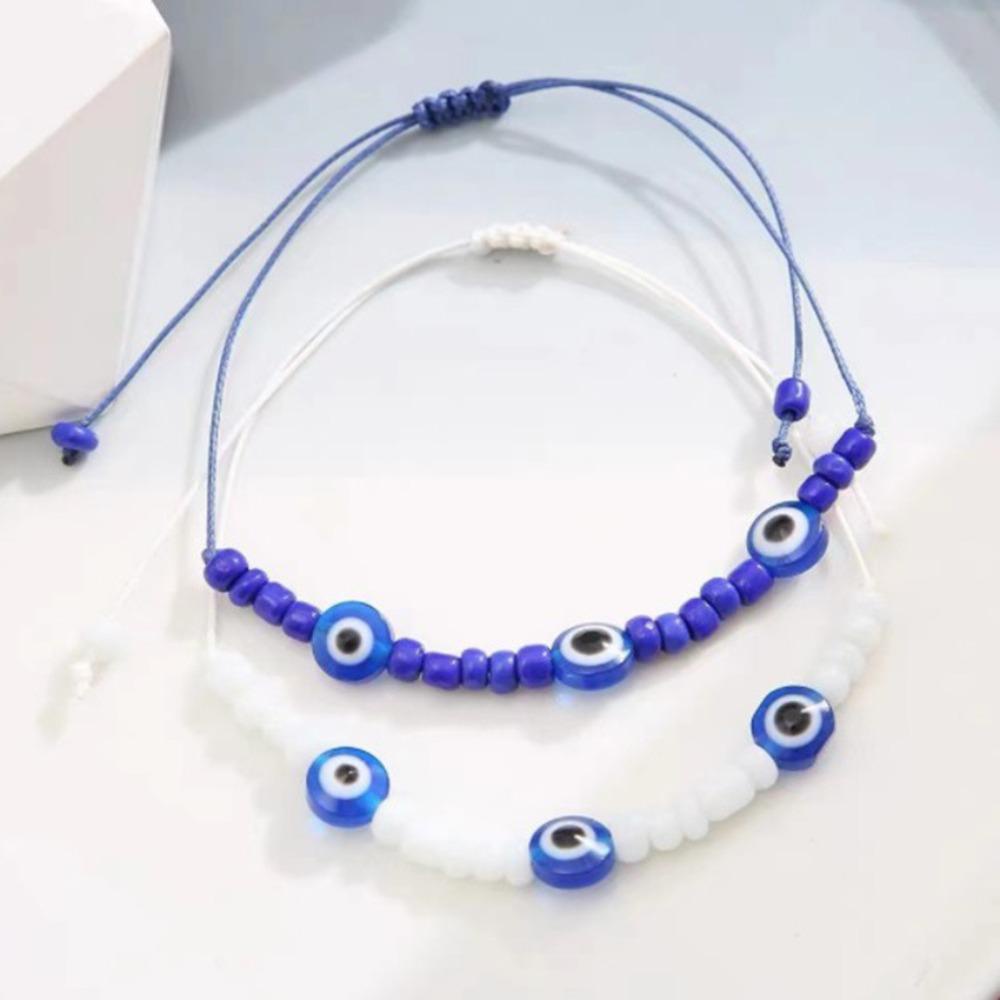 Vòng Tay Chuỗi Hạt Co Giãn Nhiều Màu Sắc Phong Cách Thổ Nhĩ Kỳ 26Ede Thời Trang Cho Cặp Đôi