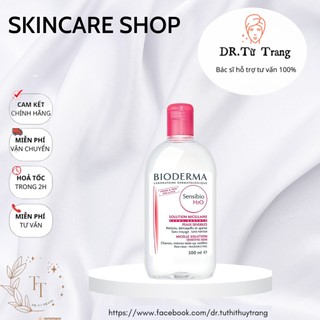 Nước tẩy trang dành cho da nhạy cảm bioderma sensibio h2o