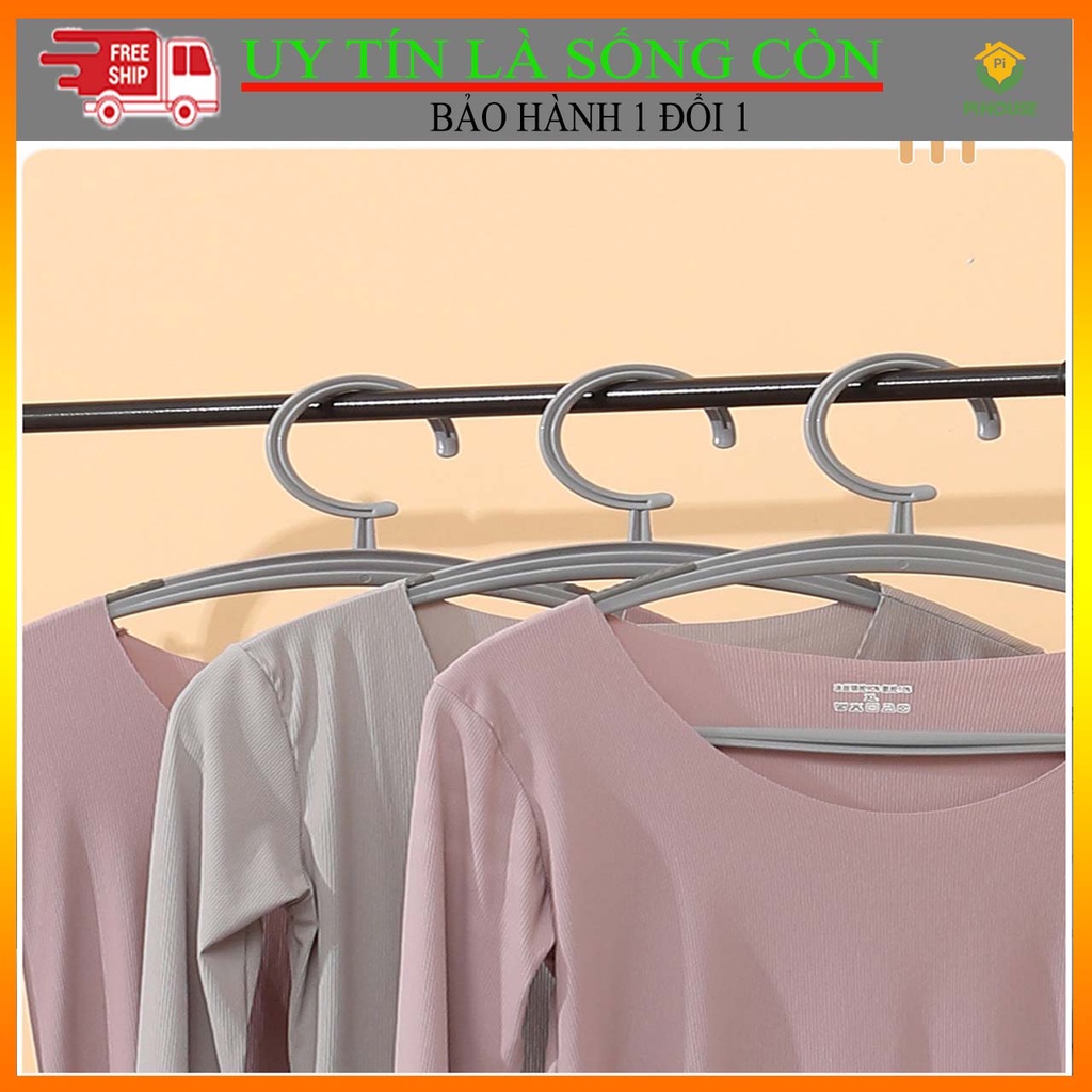 Giá treo quần áo PiHouse 3 tầng có bánh xe khung thép sơn tĩnh điện nhập khẩu