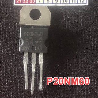 Stp20nm60 p20nm60 mosfet kênh n 20nm60 20n60c3 20n60 tháo máy