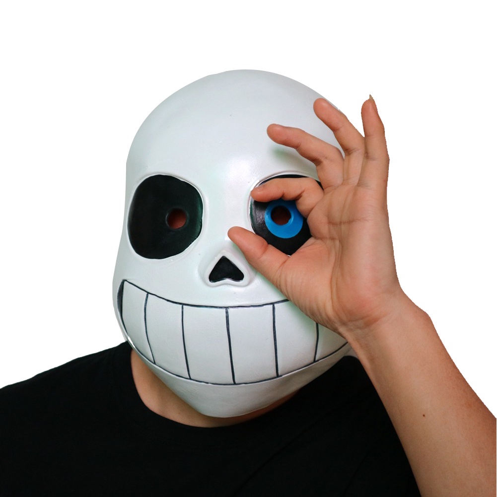Mặt Nạ Hóa Trang Undertale Sans Ngộ Nghĩnh Cho Bé Trai Dịp Halloween