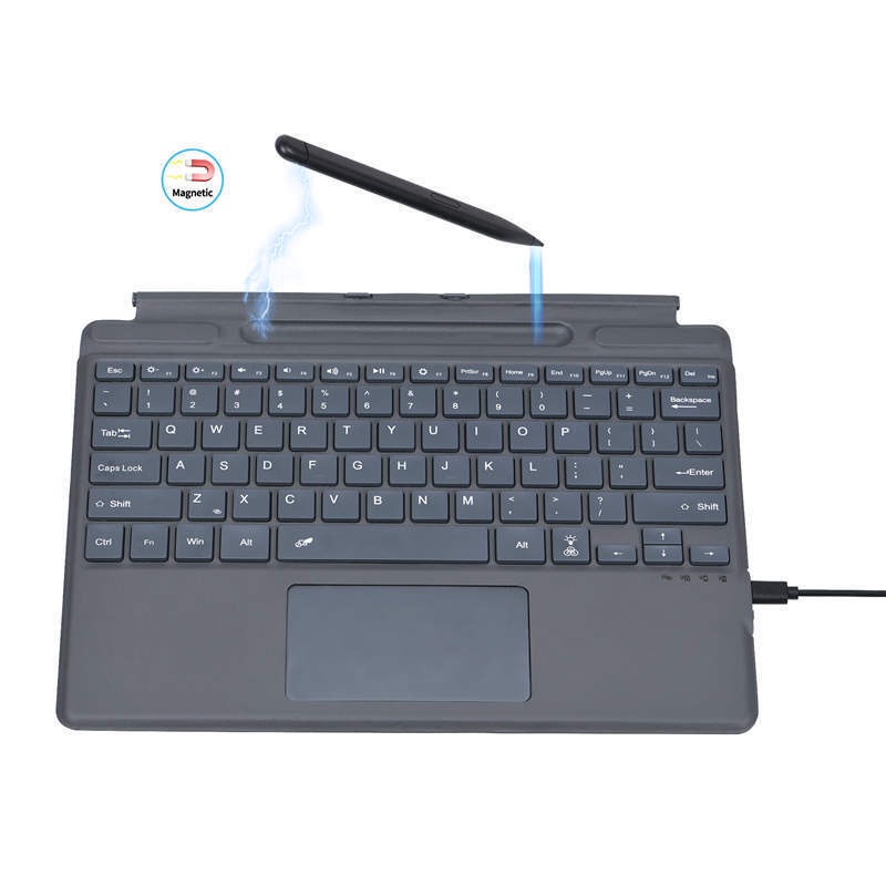 Bao Da Máy Tính Bảng Kèm Bàn Phím bluetooth Không Dây Và Ngăn Đựng Bút Cảm Ứng Cho microsoft surface pro 8 9 13 "Giá