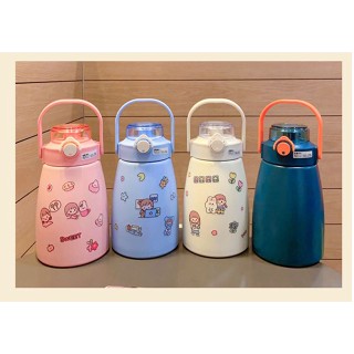  bình giữ nhiệt tặng 2 bộ stiker 2d và 3d 