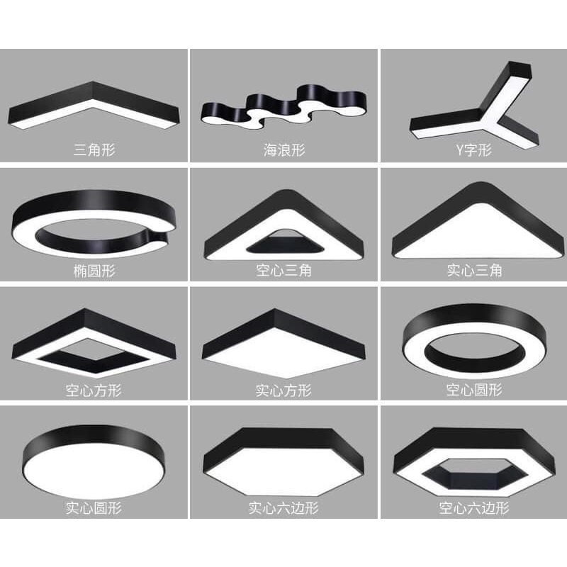 Đèn Led lục giác Decor, văn phòng, trang trí nội thất, tạo hình siêu đẹp