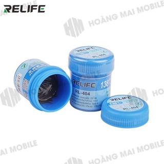 Kem thiếc hàn 138°c dùng làm chân IC, CPU BGA, hàn socket, câu dây, hàn cáp điện thoại RELIFE RL-404. 40g