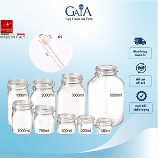 Hũ thủy tinh ngâm mật ong saffron, gừng mật ong, chanh mật ong kèm cây lấy mật bằng gỗ chuyên dụng