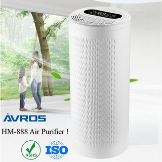 Máy Lọc Không Khí Thông Minh Avros HM 808 - Khử UV - Lọc Bụi Mịn PM 2.5 - Tạo Ion Âm - Giám sát chất lượng KK, nhiệt độ