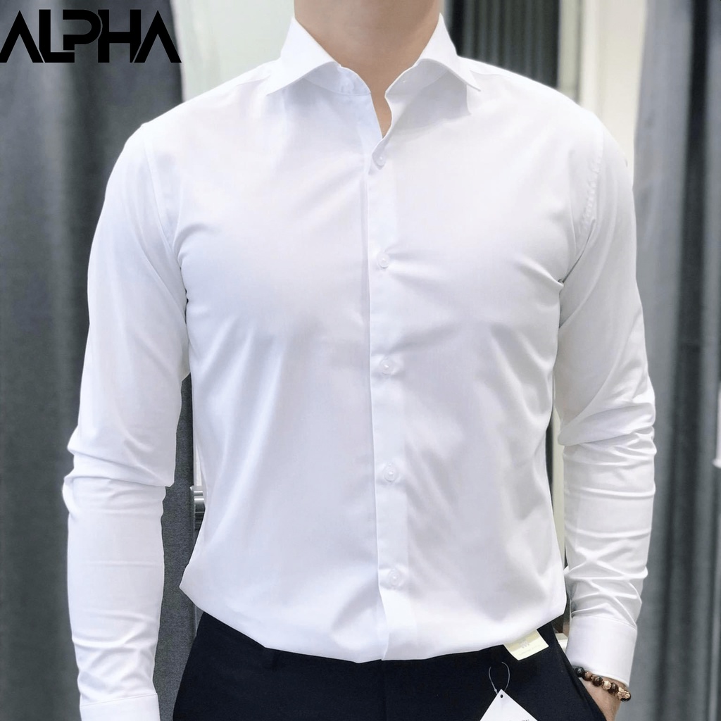 Áo sơ mi nam trơn dài tay regular ZA.RA GEN ALPHA vải chéo mềm mịn hạn chế nhăn, form thanh lịch, hiện đại