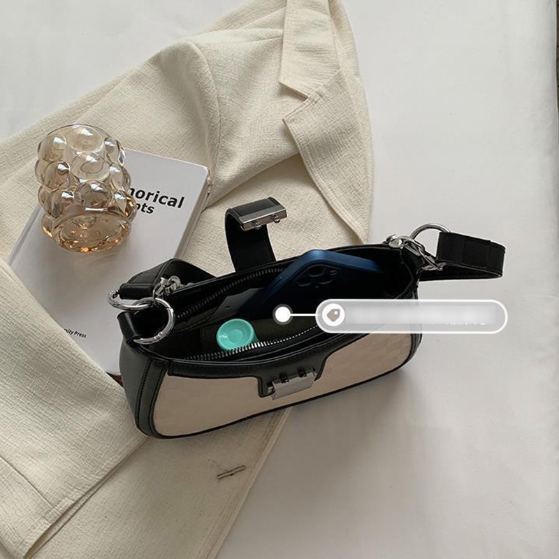 Túi đeo chéo IELGY họa tiết sọc ca rô thời trang trẻ trung dành cho nữ