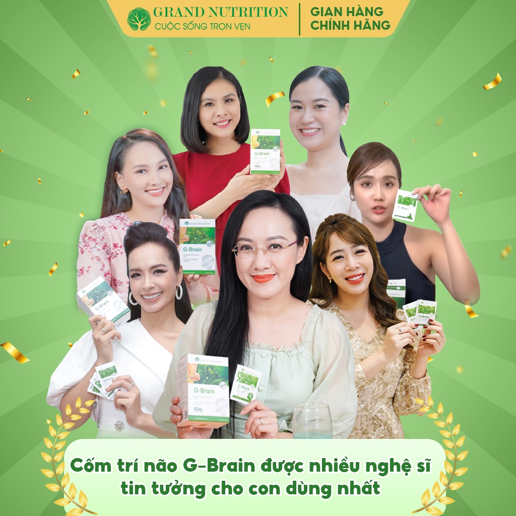 Cốm Trí Não G-Brain Hỗ Trợ Phát Triển Não Bộ Cho Trẻ GRAND NUTRITION