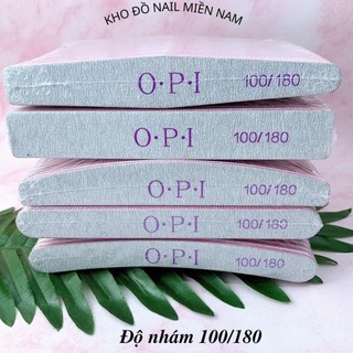 Lốc 25 cây dũa opi dũa móng tay móng gel móng thật độ nhám 100/180
