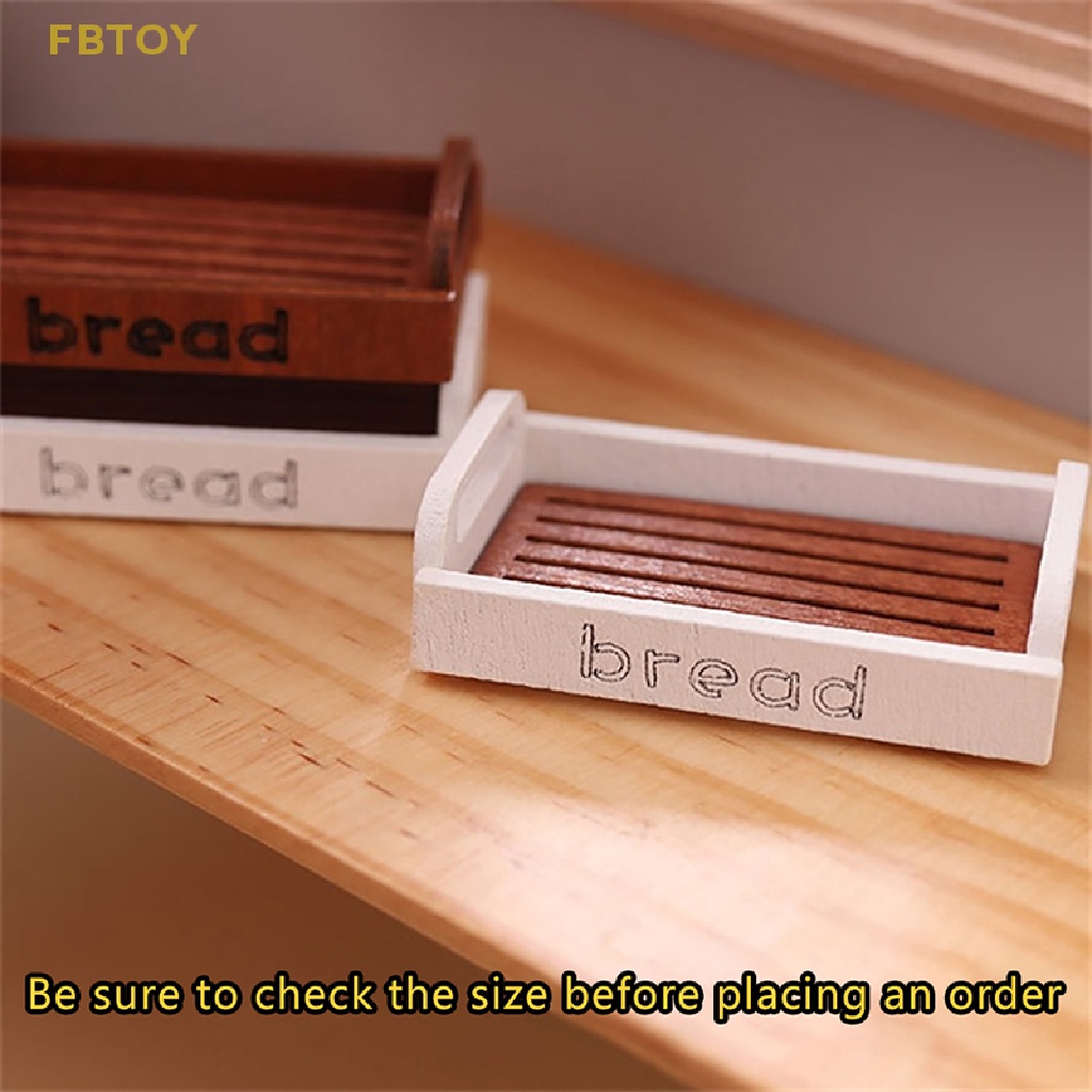 Mô Hình Giỏ Bánh Mì Mini Tỉ Lệ 1: 12 Trang Trí Nhà Cửa