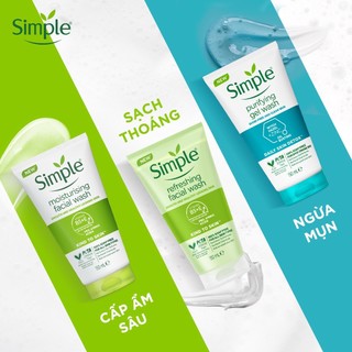 Sữa rửa mặt simple facial wash - 150ml