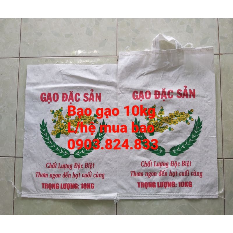 Bao đựng gạo 10kg có in