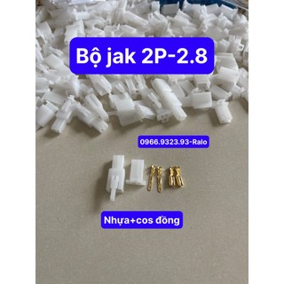 Jack nhựa 2P + Cos 2.8