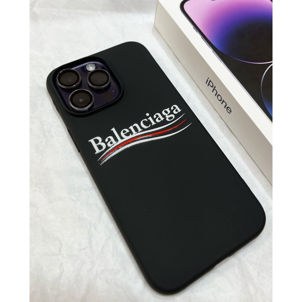 Ốp lưng Iphone BALENCIAGA monogram 15Promax, 12Promax, 13Promax, 14Pro, 14Promax
