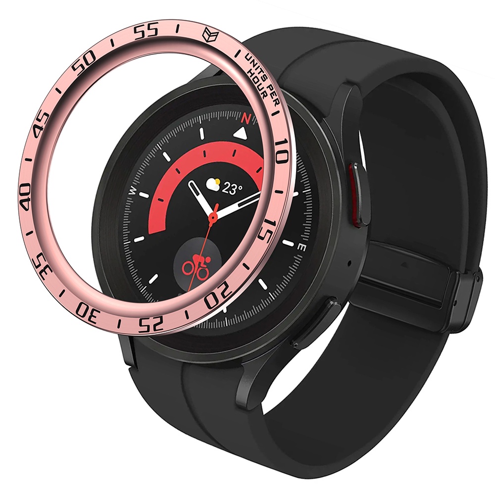 Ốp Khung Thép Không Gỉ Bảo Vệ Cho Đồng Hồ Thông Minh Samsung Galaxy Watch 5 Pro 5