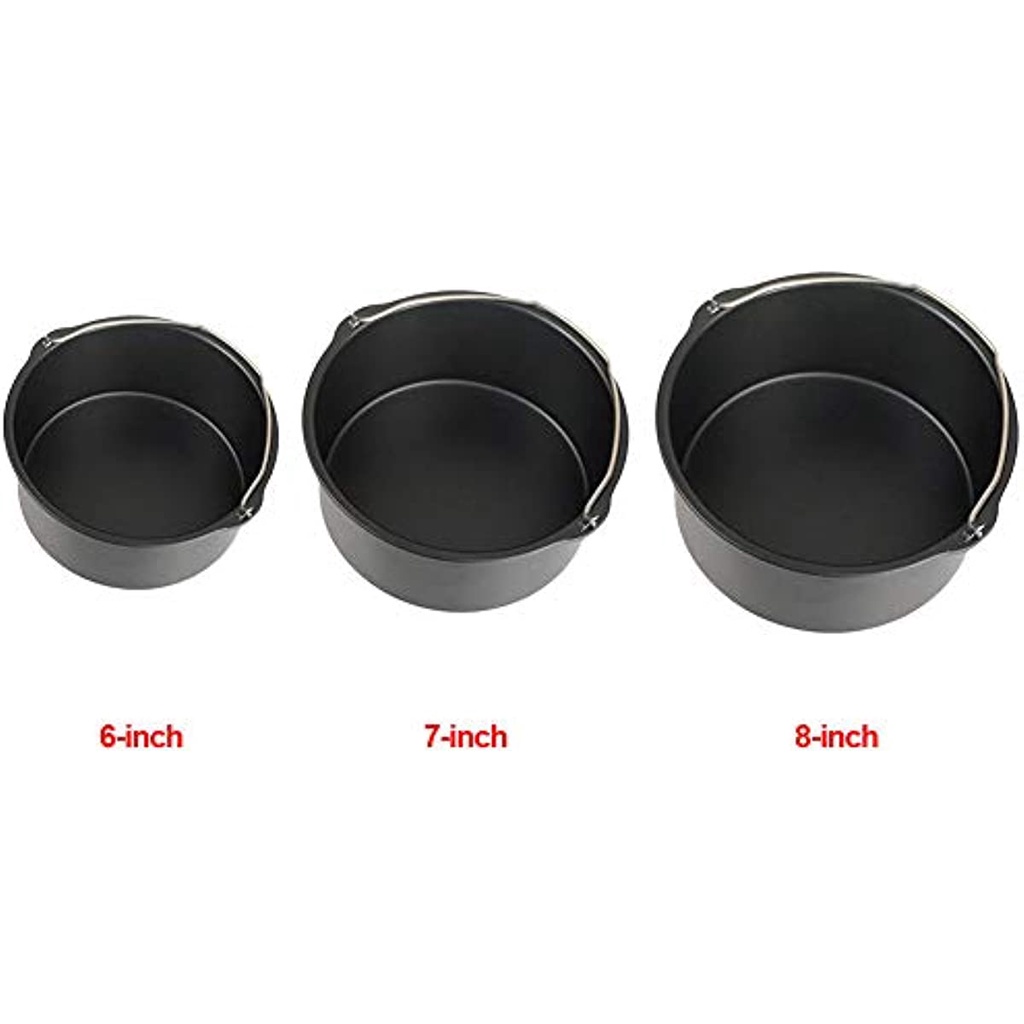 Khay Nướng Bánh Pizza Chống Dính 8 / 7 / 6 Inch Tiện Dụng