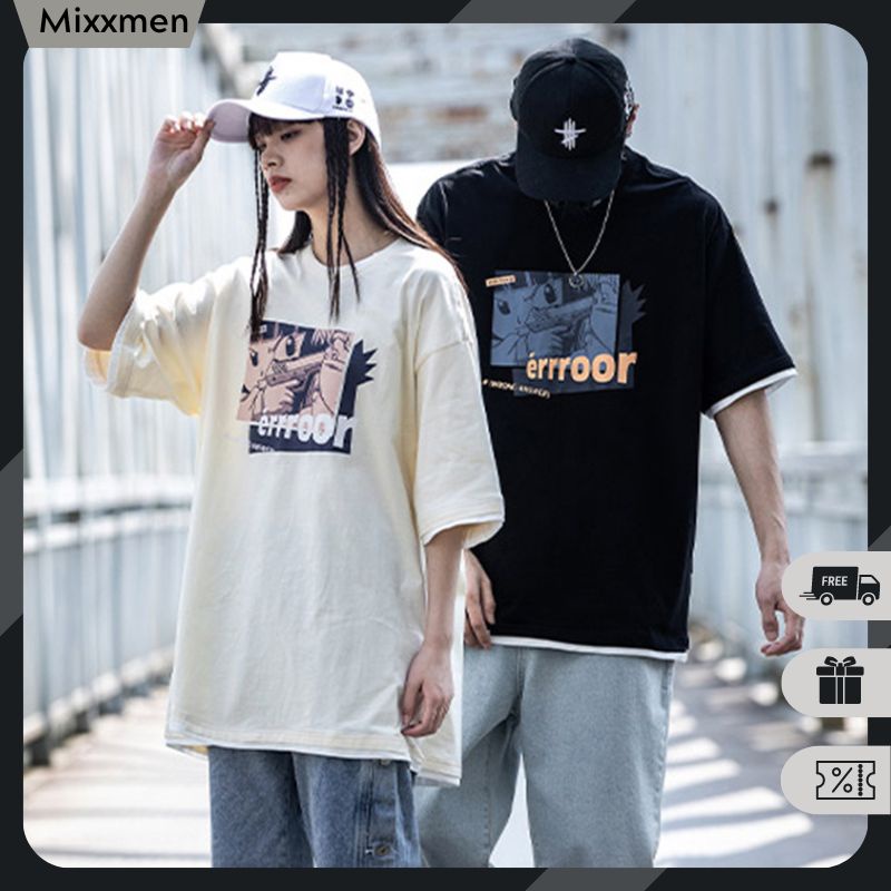 Áo Thun Nam Ngắn Tay Form Rộng In Họa Tiết Thời Trang Mixxmen TOP NAM 257V2