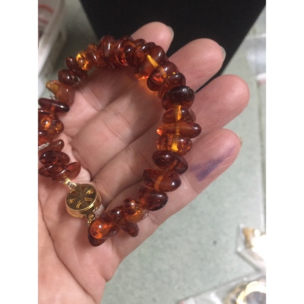 Vòng tay hổ phách si tuyển Nhật