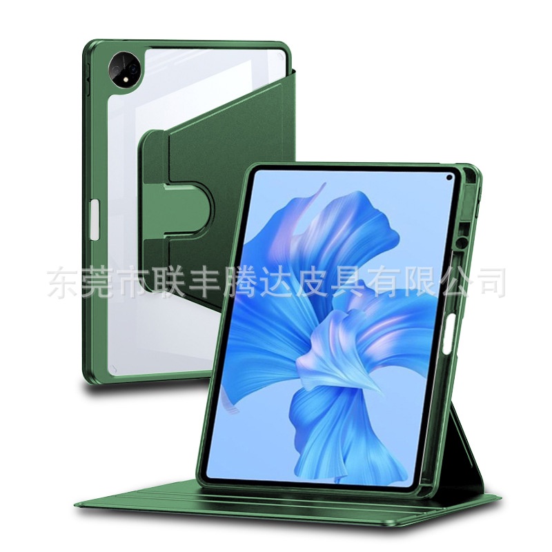 Bao Da Máy Tính Bảng Có Ngăn Đựng Bút Xoay 360 Độ Cho Huawei MatePad Pro 11 2022 MatePad 10.4 MatePad Pro 10.8 Honor V6 10.4