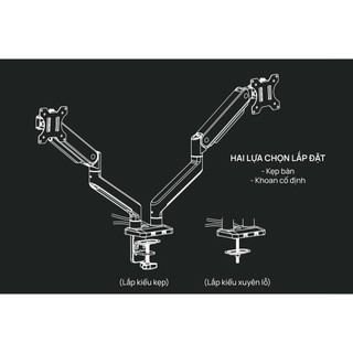 Giá đỡ màn hình Human Motion M8