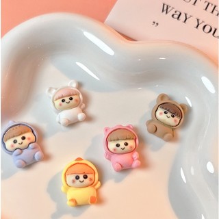 Set 5 charm hoạt hình em bé dễ thương
