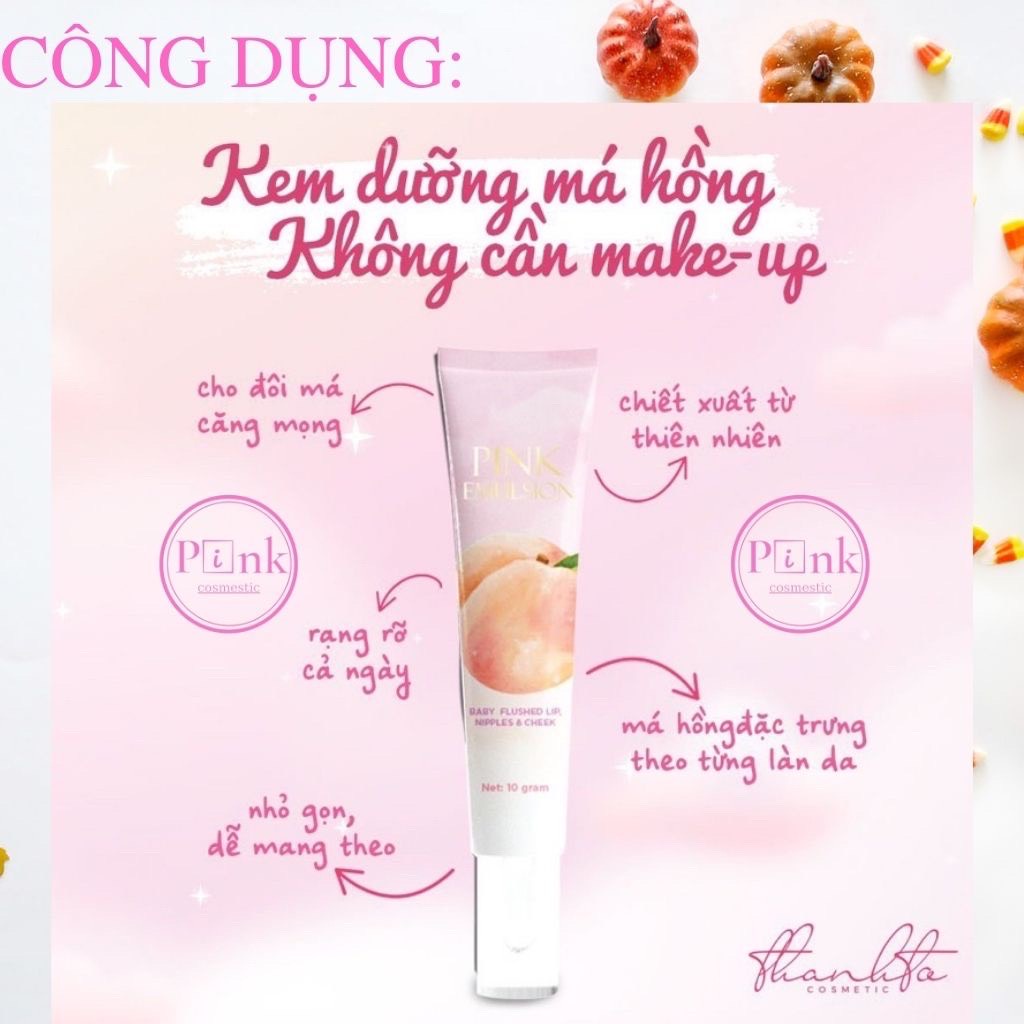 Kem Làm Hồng Má Tự Nhiên PINK EMULSION