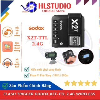 Cục Phát Sóng Godox X2T, X3T-TTL 2.4G Wireless Flash Trigger Hàng Chính Hãng, Giá Rẻ HL Studio