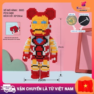Set đồ chơi lắp ráp mô hình chú gấu nhỏ dễ thương cho bé