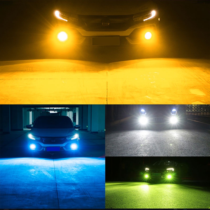 1 Đèn Pha Chống Sương Mù H4 H3 H7 9005 HB3 9006 HB4 H8 H9 H11 H16 Siêu Sáng Cho Xe Hơi