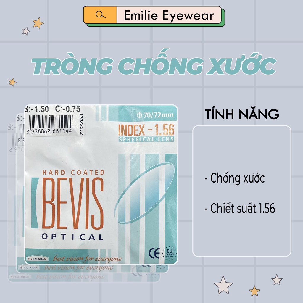 [ TRÒNG MẮT ] TRÒNG MẮT BEVIS CHỐNG XƯỚC HÀN QUỐC