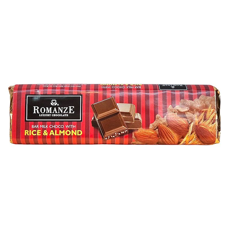 Socola Romanze Rice Hạnh Nhân Đủ Vị Gói 80G - Nhập Khẩu Malaysia